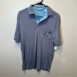 Caribbean polo shirt medium blue